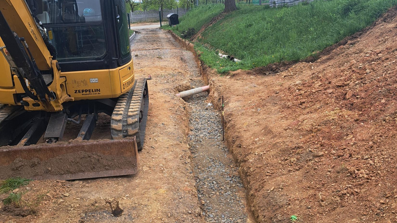 Fotografia fotogalérie Vodozádržné opatrenia v areáli MŠ Šemša