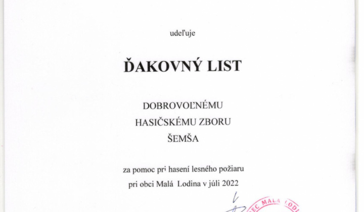 1. fotografia fotogalérie Dobrovoľný hasičský zbor